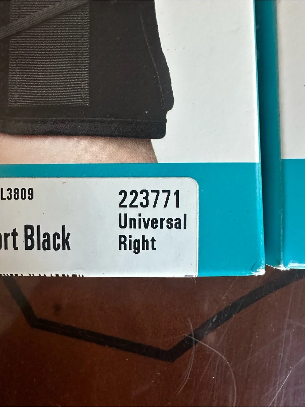 Universal Black Ryno-Lacer Short Wrist & Thumb Support (Left & Right)